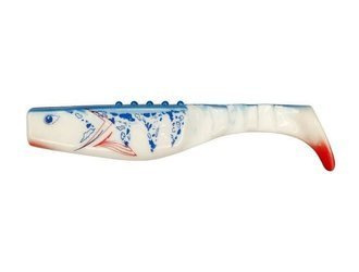 Ripper  Phantail print 4"/10cm 3szt./bag  red/blue-red print WHITE/BLUE DRAGON CHE-PT40T-10-350
