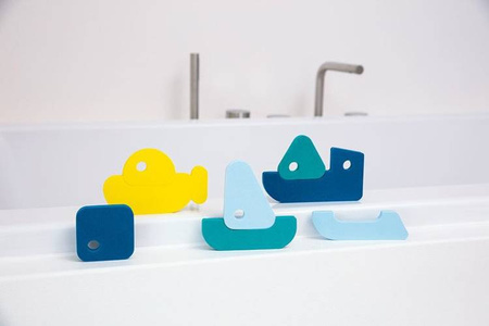 QUUT Zestaw puzzli piankowych Quutopia Łódki 10m+