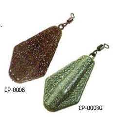 CIĘŻAREK KARPIOWY TRAPEZ Z KRĘTLIKIEM BRĄZOWY 40G 10X2SZT JAXON CP-0006040