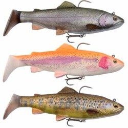 Savage Gear 4D Trout Rattle Shad 17cm 80g 01-Rainbow Trout (57408)