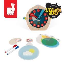Drewniany zegar do nauki o czasie Essentiel, Janod