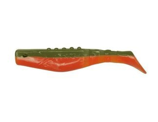 Ripper  Phantail PRO 4"/10cm 3szt./bag ORANGE FLUO/OLIVE black glitter     DRAGON CHE-PT40D-48-250