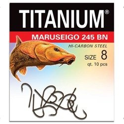 Haczyk Titanium MARUSEIGIO (10 szt.), rozm. 8 Robinson 02-P-245BN-08