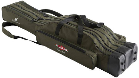 POKROWIEC WĘDKARSKI 3 KOMOROWY 120 cm / ZIELONY - USZTYWNIANY