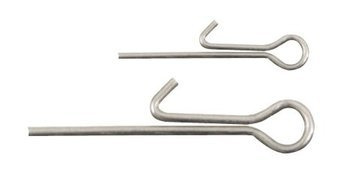 PINY, SZPILKI DO ZBROJENIA PRZYNĘT SZTUCZNYCH KOMPLET 2 ROZMIARY OP.2X10SZT SPINNING SYSTEM KONGER 273000005