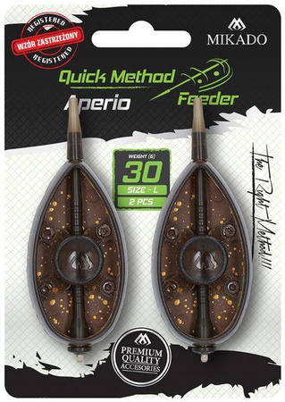 KOSZYCZEK METHOD FEEDER APERIO Q.M.F. SYSTEM L - 40g - op.2szt. MIKADO AMFA-QMF-2L-40B