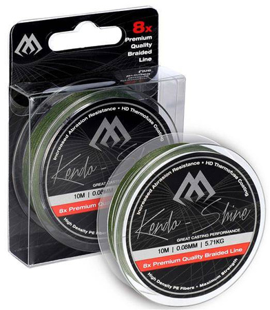 PLECIONKA KENDO SHINE GREEN 0.18mm\17.81kg\10m - op. 1szp. MIKADO