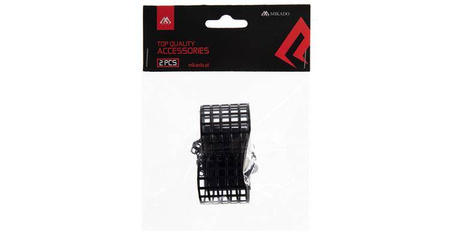 KOSZYCZEK - OKRĄGŁY - 20g - (32x40mm) - CZARNY- op.2szt MIKADO AMKZ-10-20-B