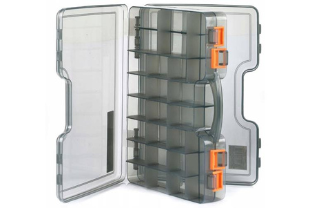 PUDEŁKO WĘDKARSKIE LUREBOX 2 SIDED SMOKE LARGE 29.5X20.5X6.2CM Savage Gear (74223)