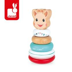 Układanka drewniana piramida wańka-wstańka Żyrafka Sophie, Janod