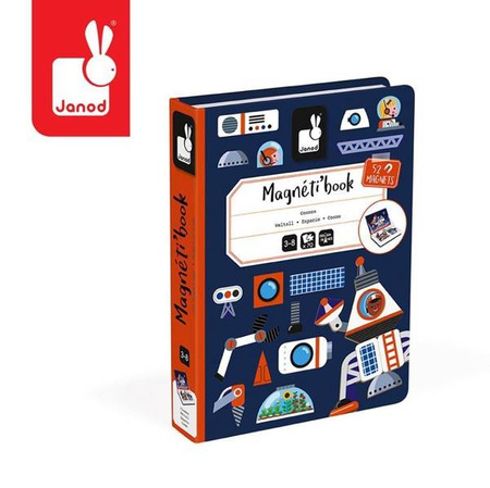 Magnetyczna układanka Kosmos Magnetibook, Janod