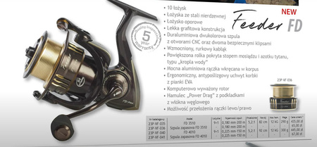 Kołowrotek VDE-Robinson Feeder FD 3510 VDR Team 23P-VF-035