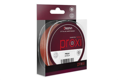PLECIONKA FEEDER PROXI 8 brązowa 0,10mm 5,5kg 130m Delphin (101000099)