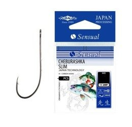 HACZYK SENSUAL - CHEBURASHKA SLIM Nr. 3/0 BN - torebka 8szt MIKADO HS11087-3/0-BN