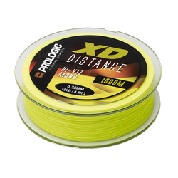 XD DISTANCE MONO 1000M 0.25MM 4.80KG 10LB HI-VIZ YELLOW Prologic (72754)