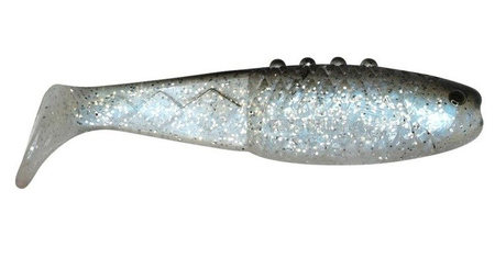 V-LURES Reno Killer 3"/7.5cm 4szt./bag PEARL BS/BLACK silver glitter DRAGON CHE-RN30S-02-101
