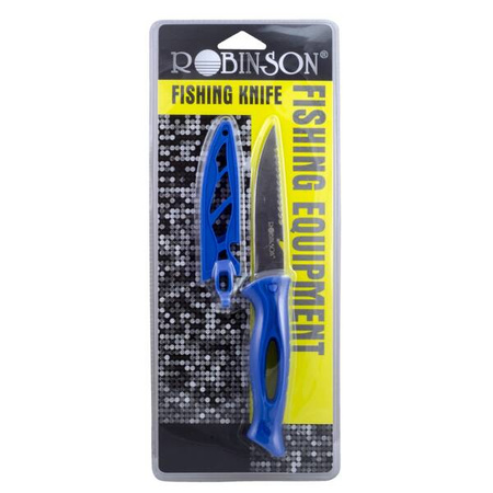 Nóż wędkarski niebieski Robinson 89-RP-010