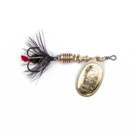 Błystka Mepps AGLIA MOUCHE złota / czarna mucha nr 0