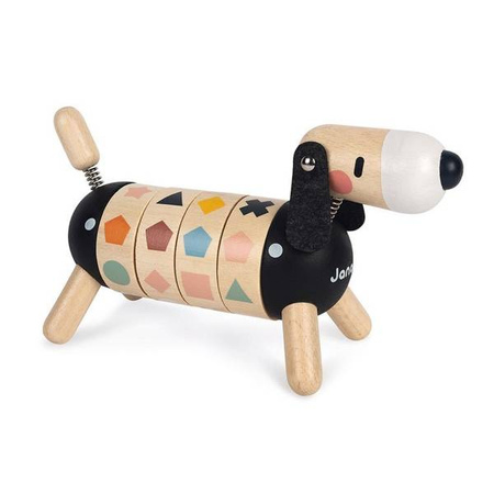 Drewniany sorter obrotowy Pies Sweet Cocoon, Janod