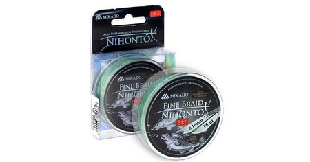 PLECIONKA NIHONTO FINE BRAID 012 GREEN 15M