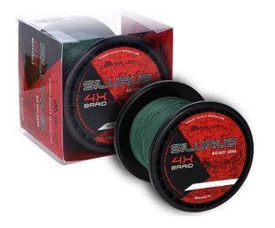 PLECIONKA SUMOWA SILURUS 4 X BRAID (GREEN) 0.45mm\37.40kg\600m - op.1szp. MIKADO ZSI00G-600-0.45