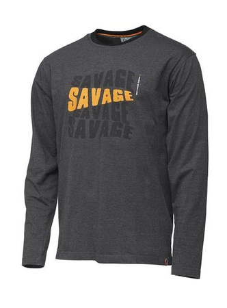 Savage Gear Simply Savage Logo-Tee Long Sleeve L (57663)