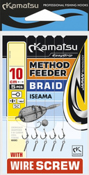 KAMATSU METHOD FEEDER BRAID ISEAMA WIRE SCREW 12 BLNO/10cm/0,12mm K-006 OP.5 SZT KAMATSU KONGER 502400312