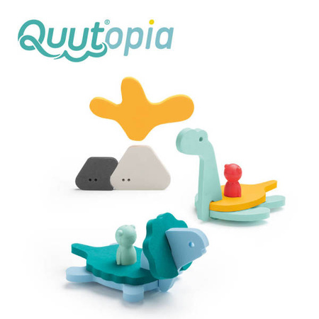 QUUT Zestaw puzzli piankowych 3D Quutopia Świat dinozaurów