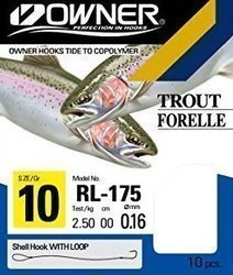 (R) HACZYKI OWNER RL175 KEIRYU 10+PRZYPON 0,16 1X10SZT HO-RL17510