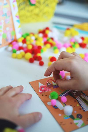 Zestaw artystyczny Pompony Lamy 4+, Janod