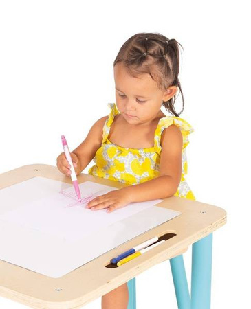 Drewniany progresywny stolik aktywizujący 18 m+, Janod