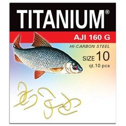 Haczyk Titanium AJI (10 szt.), rozm. 10 Robinson 02-P-160G-10