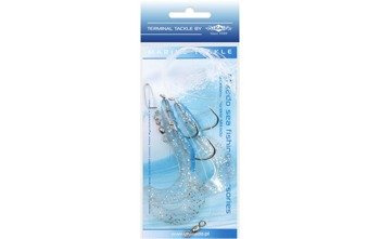ZESTAW MORSKI - TREBLE PILK TWIST RIG 6cm - hak 3x4/0 MIKADO LS-C175