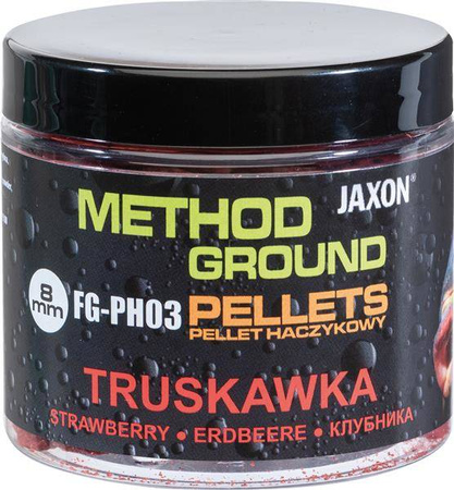PELLETS HACZYKOWY JAXON METHOD GROUND 8MM TRUSKAWKA 100G FG-PH03