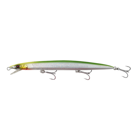 SANDEEL JERK MINNOW LS 17.5CM 29G S YELLOW GREEN 1PCS Savage Gear (77301)
