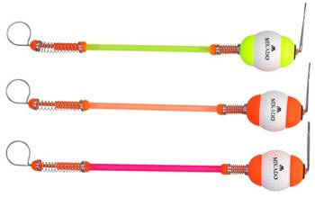 SYGNALIZATOR PODWIESZANY (STYROPIANOWY) Z RURKĄ 16CM - CZERWONY I ŻÓŁTY rozm. L -op.10szt. MIKADO AMS02-2003-16-L