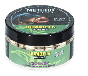 DUMBELS SINKING METHOD FEEDER 8/10MM CZOSNEK 50G JAXON FM-DS02