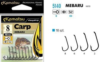 HACZYK KARPIOWY KAMATSU MEBARU ROZMIAR 6 BLNO OP.10SZT 514000306