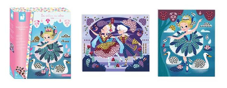 Zestaw kreatywny Urokliwe cekiny Baletnice 7+, Janod