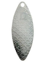 Błystka obrotowa  VIPER nr 1 tłoczona łuska srebrny DRAGON DDK-11-20-001