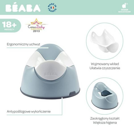 Beaba Nocnik z wyjmowanym wkładem Green Blue