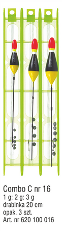 ZESTAW SPŁAWIKOWY COMBO C NR.16 OP.3SZT KONGER 620100016