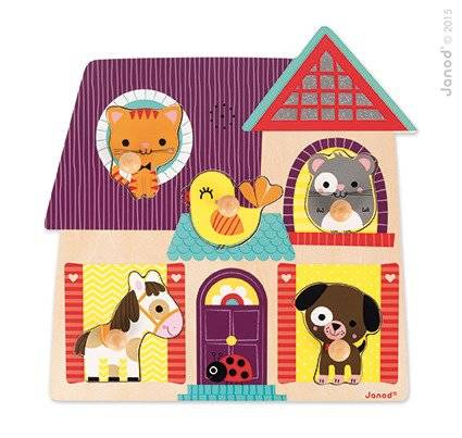 Puzzle muzyczne Moi mali przyjaciele, Janod