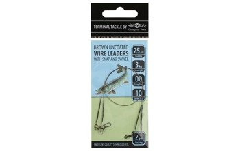 PRZYPON STALOWY FS-MIKADO 25cm / 3kg - BRĄZOWY - op.2szt. MIKADO ZGMDL25CM3