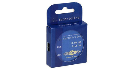 ŻYŁKA TECHNICLINE 0.06mm\0.65kg\25m - 1szp. MIKADO ZXC-006