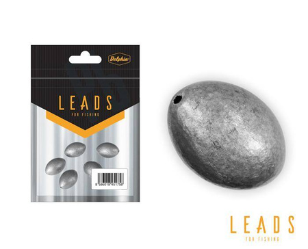 Delphin LEADS Oliwka z otworem/ 5szt 30g Delphin (965911030)