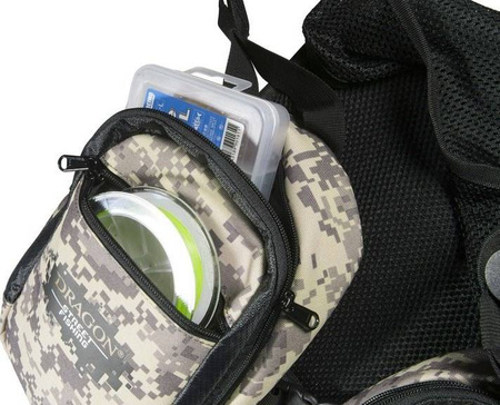 Kamizelka techniczna STREET FISHING TechVest z wymiennymi torebkami DRAGON CHR-98-13-006