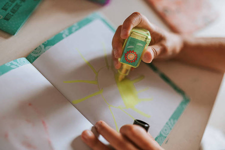 Zestaw 2 miękkich notesów Lisek + Jednorożec 7+, opakowanie zbiorcze 8 sztuk (4 szt. + 4 szt.), Janod