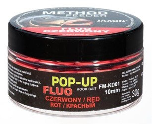 KULKI POP-UP FLUO METHOD FEEDER 10MM CZERWONY 30G JAXON FM-KD01
