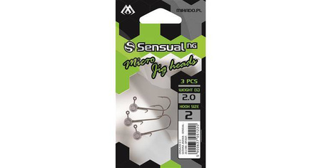 GŁÓWKA JIGOWA - SENSUAL MICRO - 4g-4 BN - op.20szt. MIKADO OMGAJSM4-4-20